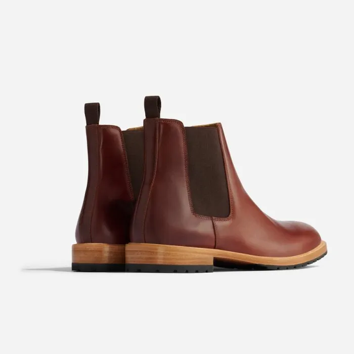 Nisolo Boots Men Marco Everyday Chelsea Boot Mahogany Nisolo Boots Men Marco Everyday Chelsea Boot Mahogany
