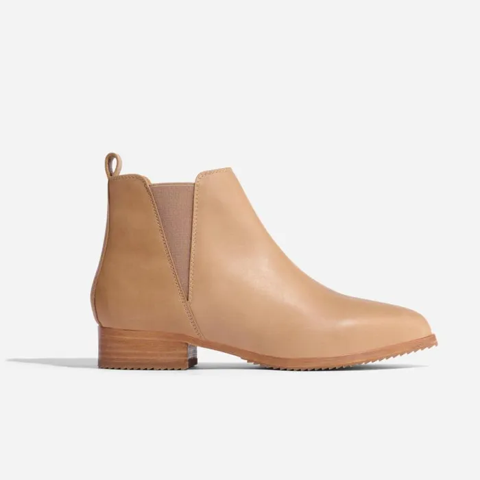 Nisolo Boots Women Eva Everyday Chelsea Boot Almond Nisolo Boots Women Eva Everyday Chelsea Boot Almond