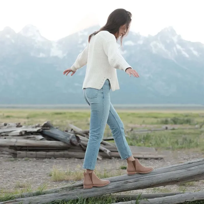 Nisolo Boots Women Eva Everyday Chelsea Boot Almond Nisolo Boots Women Eva Everyday Chelsea Boot Almond