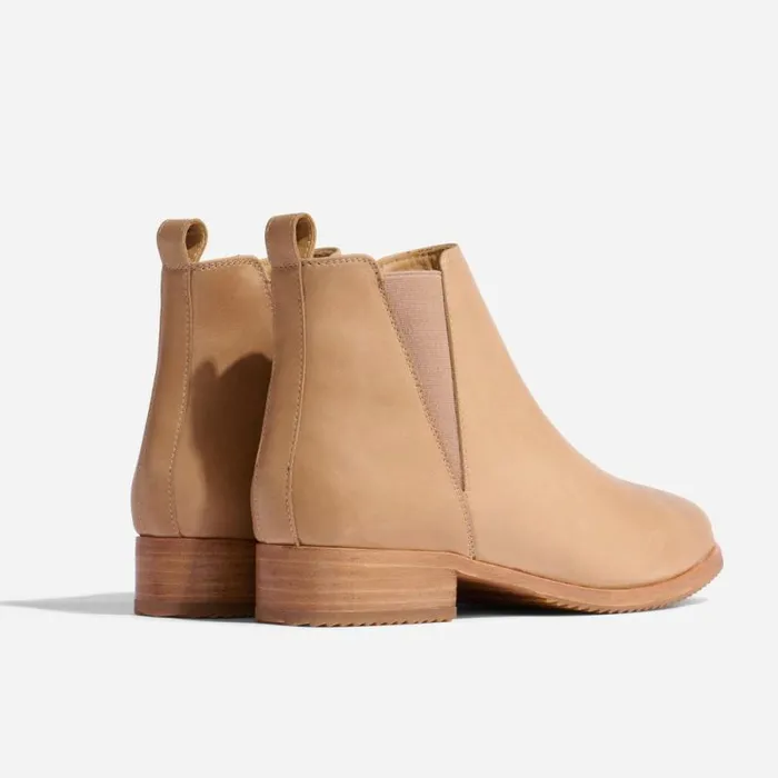 Nisolo Boots Women Eva Everyday Chelsea Boot Almond Nisolo Boots Women Eva Everyday Chelsea Boot Almond