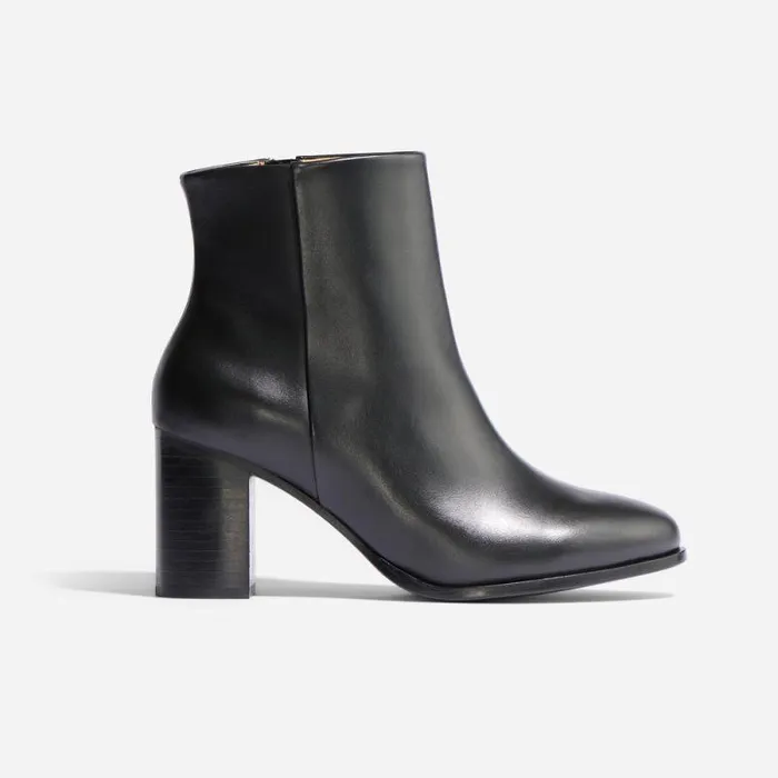 Nisolo Boots Women Lia Heeled Bootie Black Nisolo Boots Women Lia Heeled Bootie Black