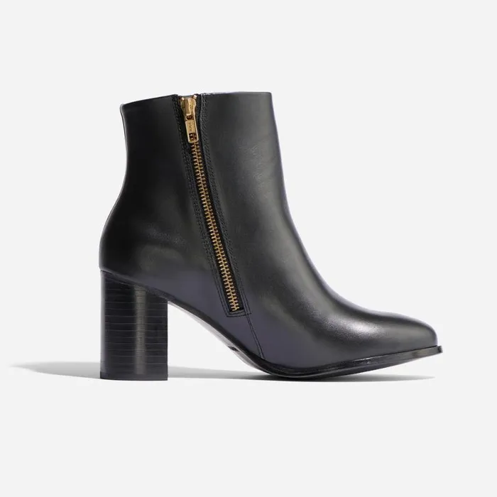 Nisolo Boots Women Lia Heeled Bootie Black Nisolo Boots Women Lia Heeled Bootie Black