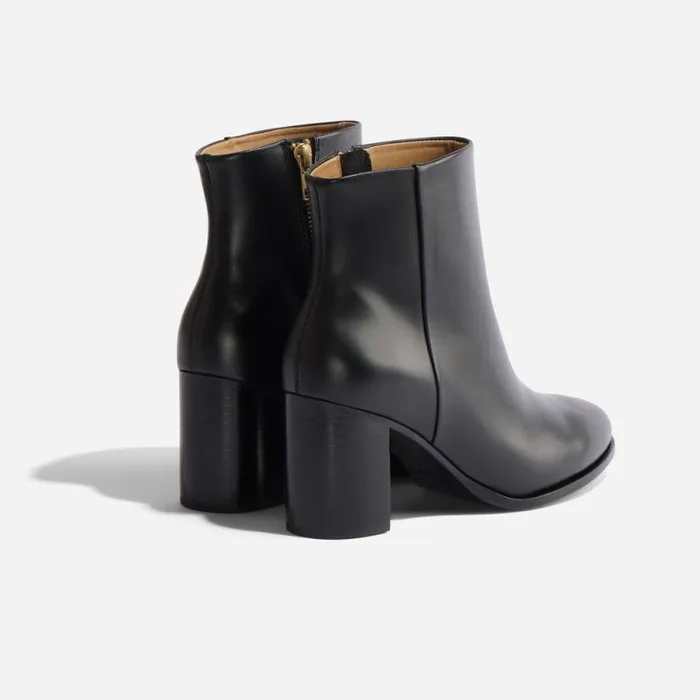 Nisolo Boots Women Lia Heeled Bootie Black Nisolo Boots Women Lia Heeled Bootie Black