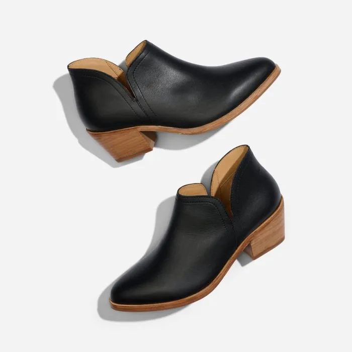 Nisolo Heels Women Mia Everyday Ankle Bootie Black Nisolo Heels Women Mia Everyday Ankle Bootie Black