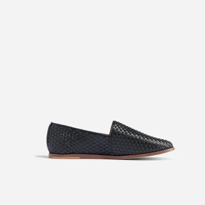 Nisolo Sandals and Slip Ons Men Alejandro Woven Slip On 20 Woven Black Nisolo Sandals and Slip Ons Men Alejandro Woven Slip On 20 Woven Black