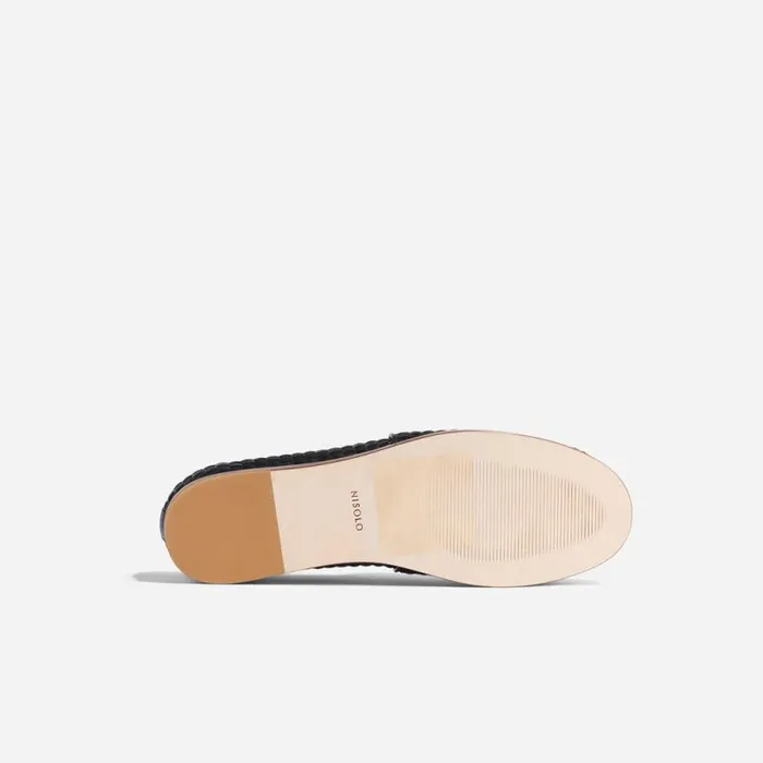Nisolo Sandals and Slip Ons Men Alejandro Woven Slip On 20 Woven Black Nisolo Sandals and Slip Ons Men Alejandro Woven Slip On 20 Woven Black