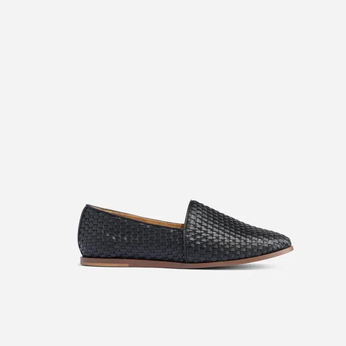 Nisolo Sandals and Slip Ons Men Alejandro Woven Slip On 20 Woven Black Nisolo Sandals and Slip Ons Men Alejandro Woven Slip On 20 Woven Black
