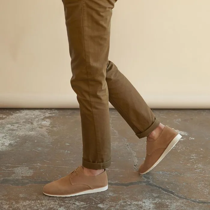 Nisolo Sandals and Slip Ons Men Lightweight Flex Derby Stone Nisolo Sandals and Slip Ons Men Lightweight Flex Derby Stone