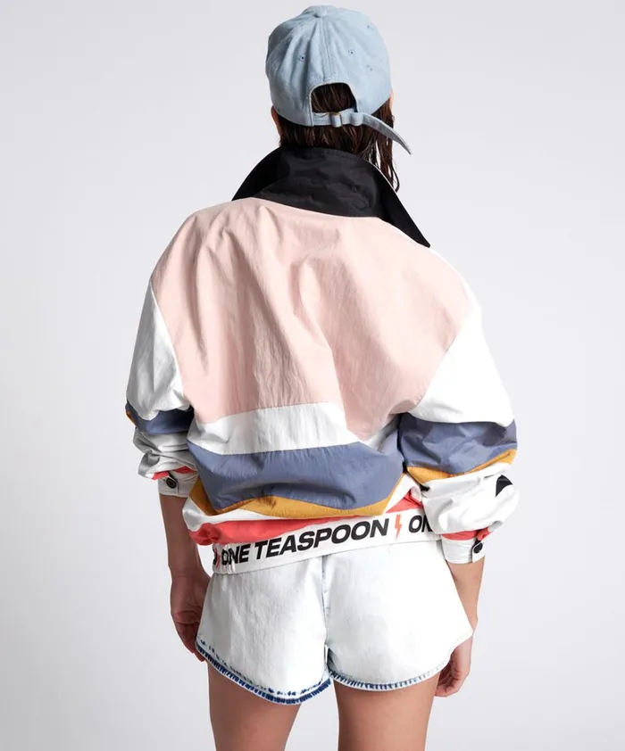 One Teaspoon Jackets OTS VELOCITY REVERSIBLE WINDBREAKER JACKET 8211 Women One Teaspoon Jackets OTS VELOCITY REVERSIBLE WINDBREAKER JACKET 8211 Women