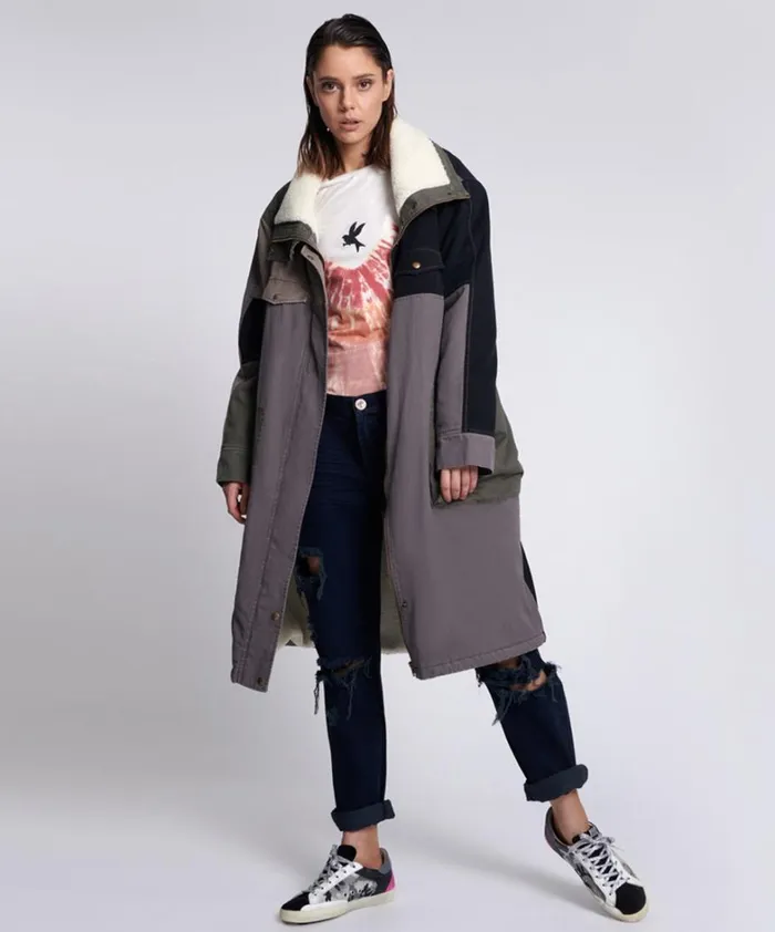 One Teaspoon Jackets PATCHWORK UTILITY DEFENDER COAT 8211 Women