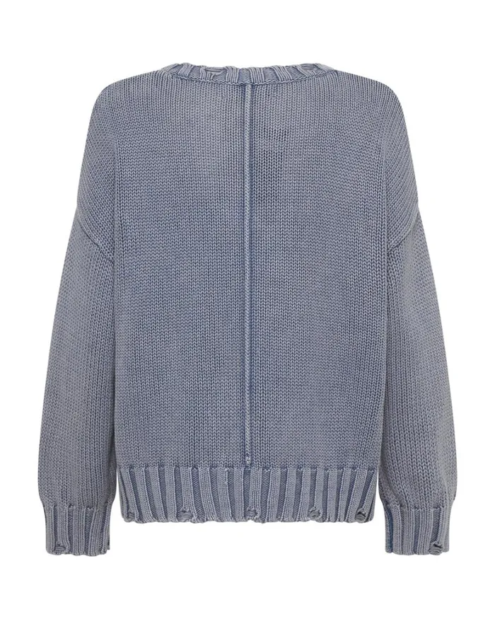 One Teaspoon Knitwear ACID WASHED OVERSIZED POCKET SWEATER 8211 Women One Teaspoon Knitwear ACID WASHED OVERSIZED POCKET SWEATER 8211 Women