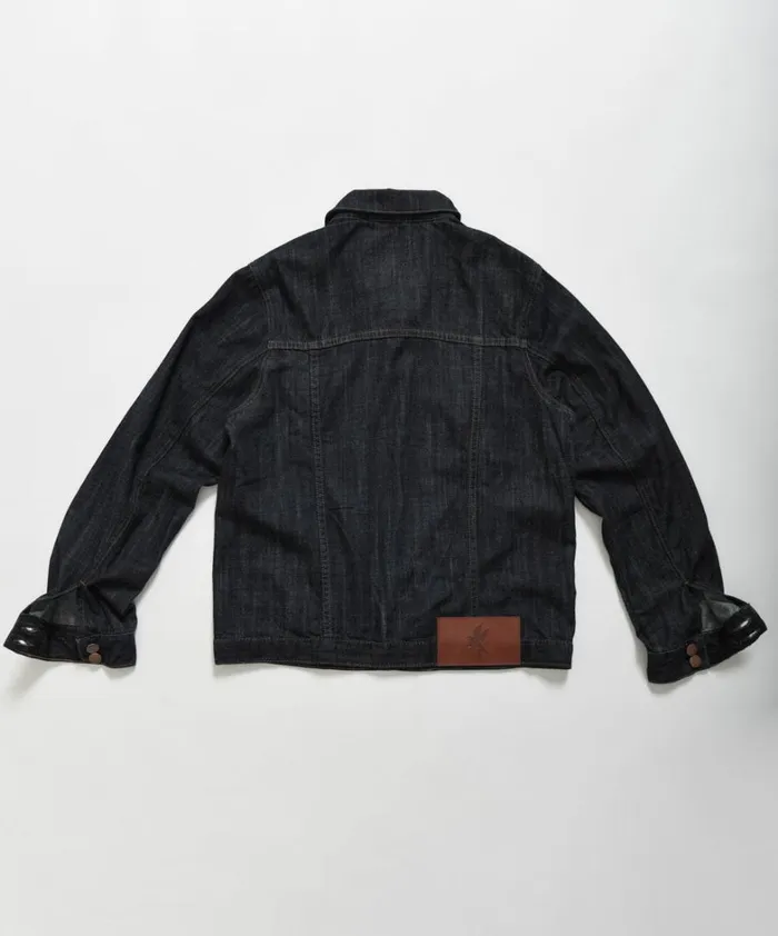 One Teaspoon Organic Tees ORGANIC RAW BANDIT TRUCKER JACKET BLUE 8211 Women One Teaspoon Organic Tees ORGANIC RAW BANDIT TRUCKER JACKET BLUE 8211 Women