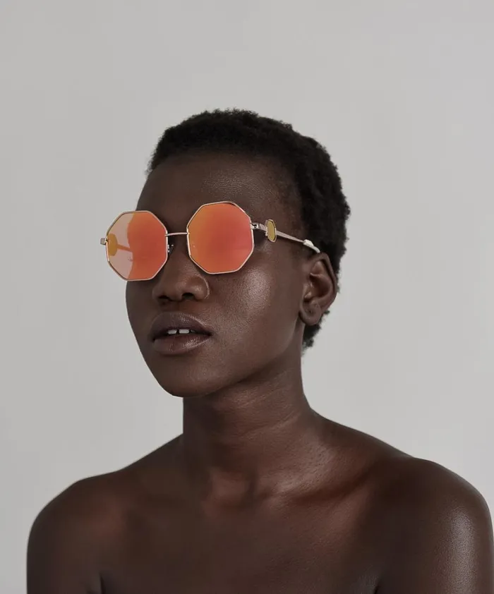 One Teaspoon Sunglasses SUPERHERO SUNGLASSES GOLD 8211 Women One Teaspoon Sunglasses SUPERHERO SUNGLASSES GOLD 8211 Women