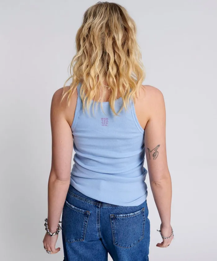 One Teaspoon Tees and Tanks SKYWAY LOGO SINGLET 8211 Women One Teaspoon Tees and Tanks SKYWAY LOGO SINGLET 8211 Women