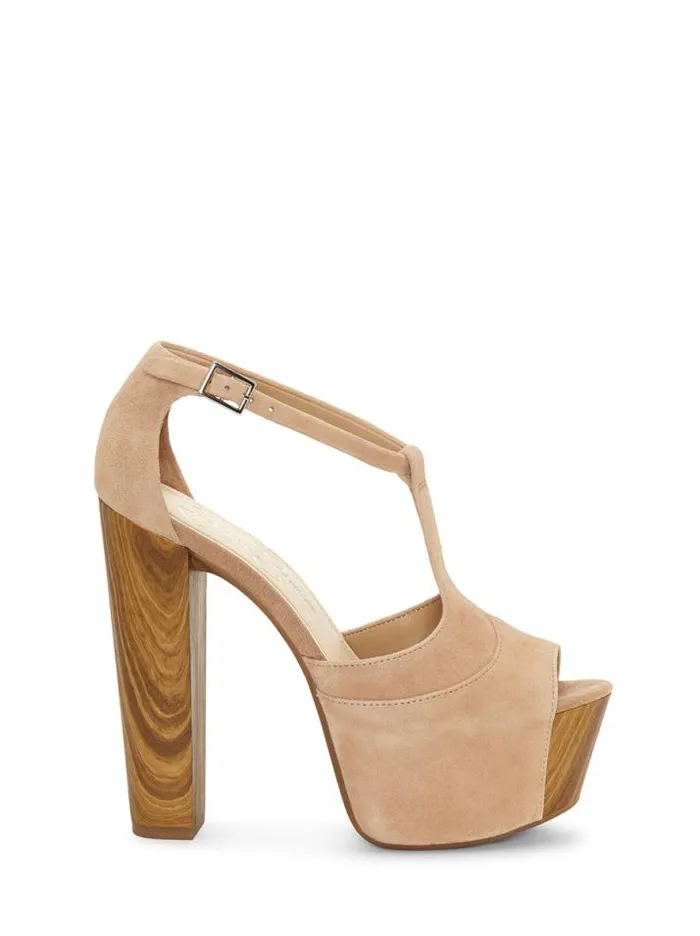 Platforms Shoes Jessica Simpson Dany TStrap Platform Sandal In Sand