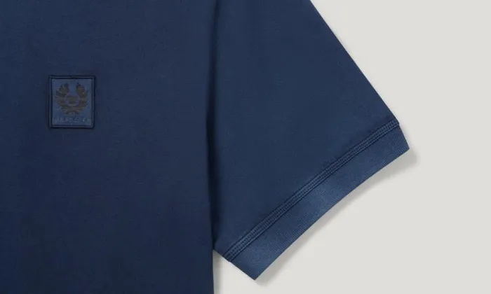 Polo Shirts Men Belstaff Hockley Polo Insignia Blue Polo Shirts Men Belstaff Hockley Polo Insignia Blue