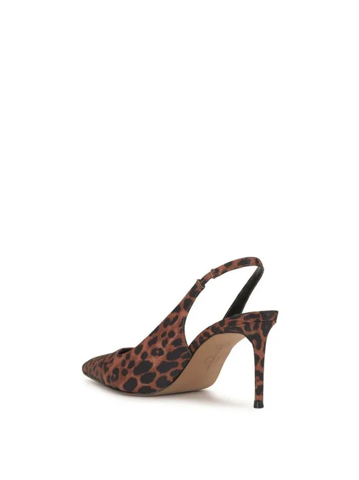 Pumps Shoes Jessica Simpson Souli Sling Back Heel In Safari Leopard