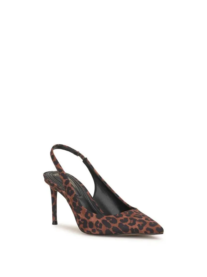 Pumps Shoes Jessica Simpson Souli Sling Back Heel In Safari Leopard