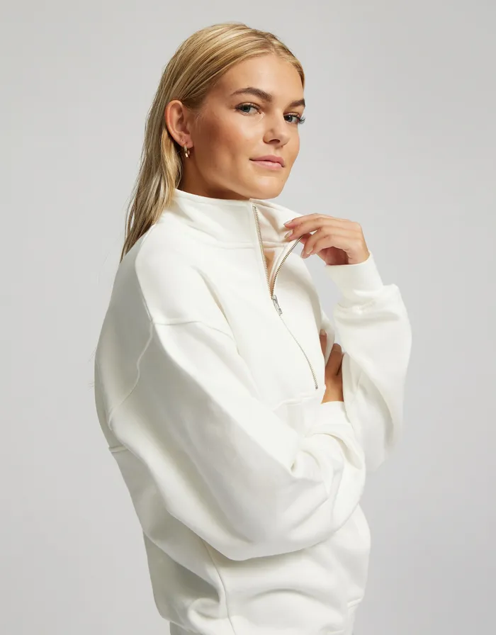 Quarter Zips Colorfulstandard Women Organic Quarter Zip 8211 Cedar Brown