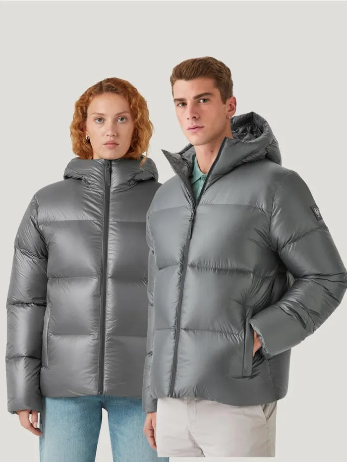 Quilt and Down Jackets Men Belstaff Resolve Jacket Gunmetal Quilt and Down Jackets Men Belstaff Resolve Jacket Gunmetal