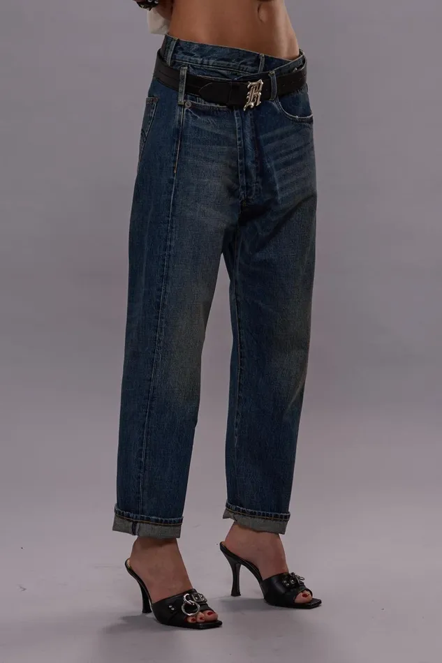 R13 Crossover Women CROSSOVER JEAN 8211 DAWSON BLUE
