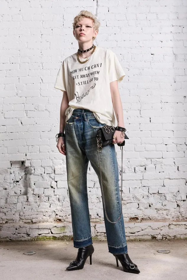 R13 Sale Women HEAVEN SEEKER BOY T 8211 ECRU