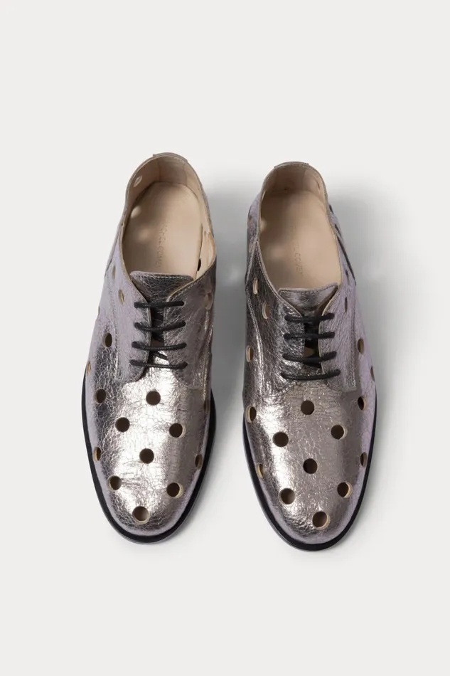 Rachel Comey Flats Loafers Women Acker Flat Silver Rachel Comey Flats Loafers Women Acker Flat Silver
