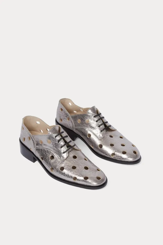 Rachel Comey Flats Loafers Women Acker Flat Silver Rachel Comey Flats Loafers Women Acker Flat Silver