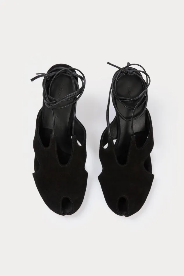 Rachel Comey Heels Women Isan Peep Toe Black Rachel Comey Heels Women Isan Peep Toe Black