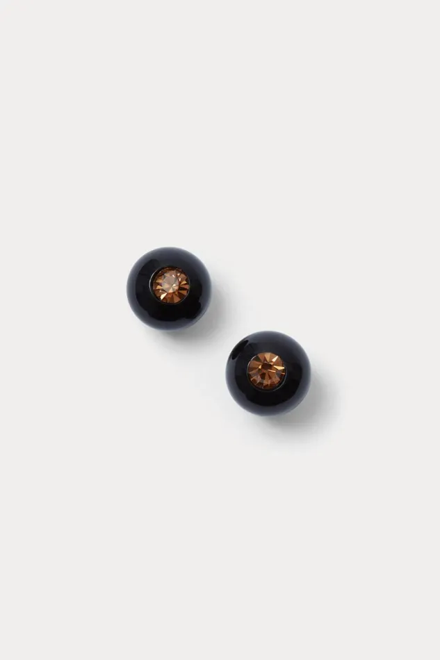 Rachel Comey Jewelry Women Studded Goble Earring Black