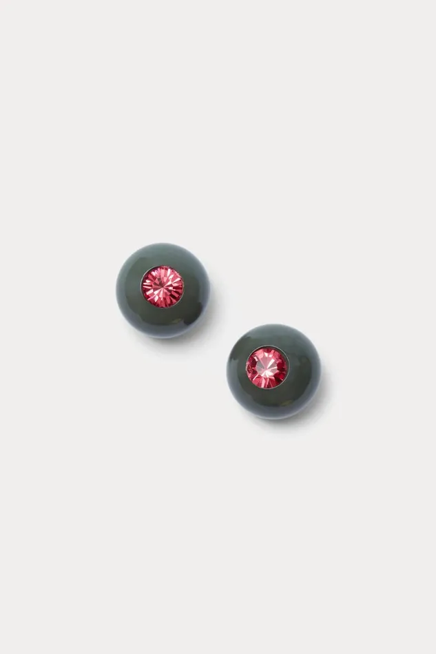 Rachel Comey Jewelry Women Studded Goble Earring Black