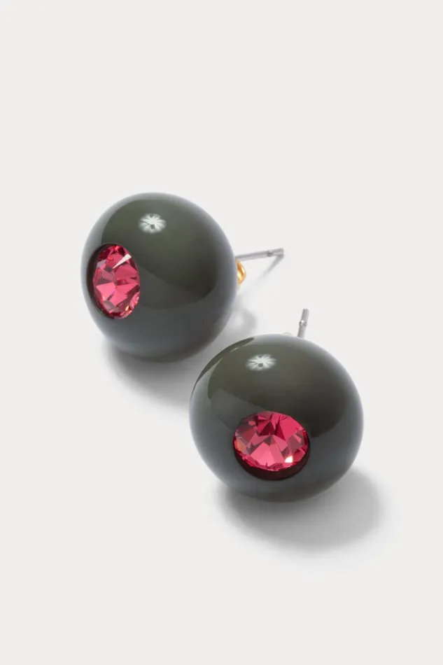 Rachel Comey Jewelry Women Studded Goble Earring Black