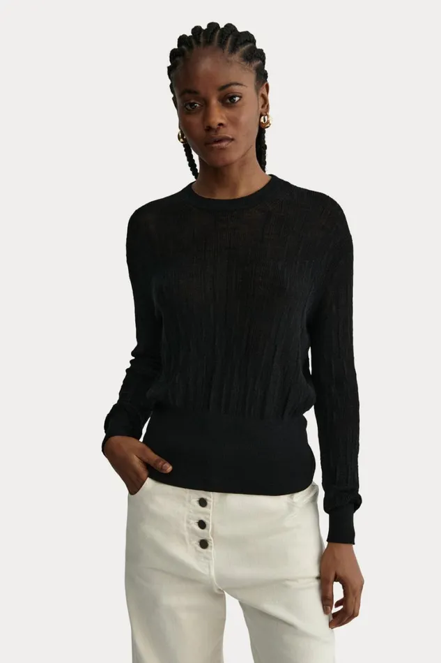 Rachel Comey Knits Women Benson Top Pink Marled Rachel Comey Knits Women Benson Top Pink Marled