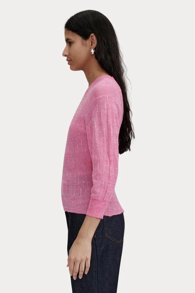 Rachel Comey Knits Women Benson Top Pink Marled Rachel Comey Knits Women Benson Top Pink Marled