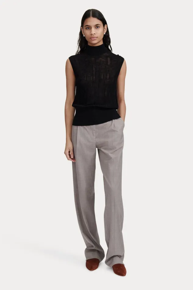 Rachel Comey Knits Women Benson Top Pink Marled Rachel Comey Knits Women Benson Top Pink Marled
