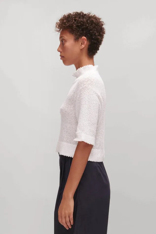 Rachel Comey Knits Women Cropped Tee Black Rachel Comey Knits Women Cropped Tee Black