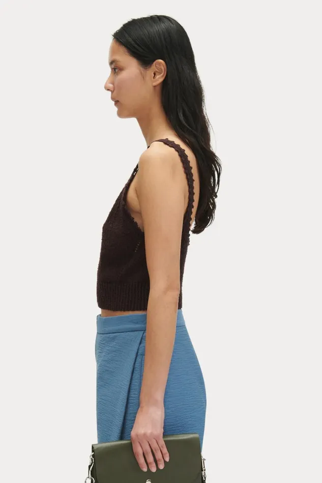 Rachel Comey Knits Women Hana Top Chocolate Rachel Comey Knits Women Hana Top Chocolate