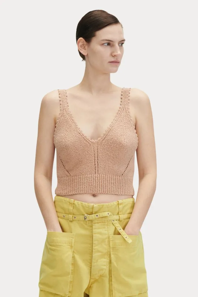 Rachel Comey Knits Women Hana Top Chocolate Rachel Comey Knits Women Hana Top Chocolate