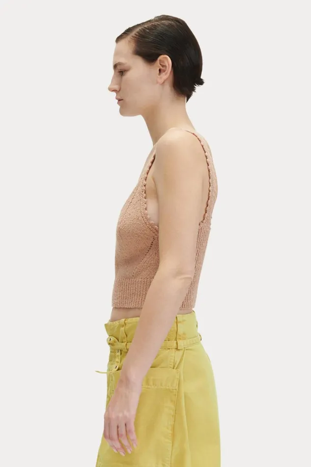 Rachel Comey Knits Women Hana Top Chocolate Rachel Comey Knits Women Hana Top Chocolate