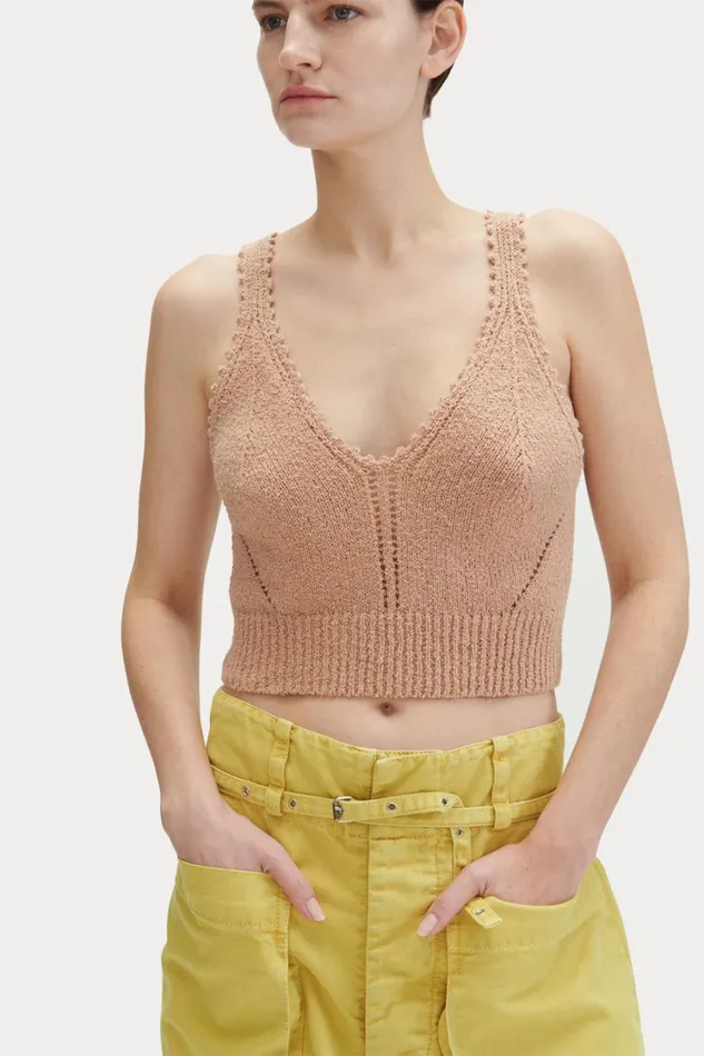 Rachel Comey Knits Women Hana Top Chocolate Rachel Comey Knits Women Hana Top Chocolate