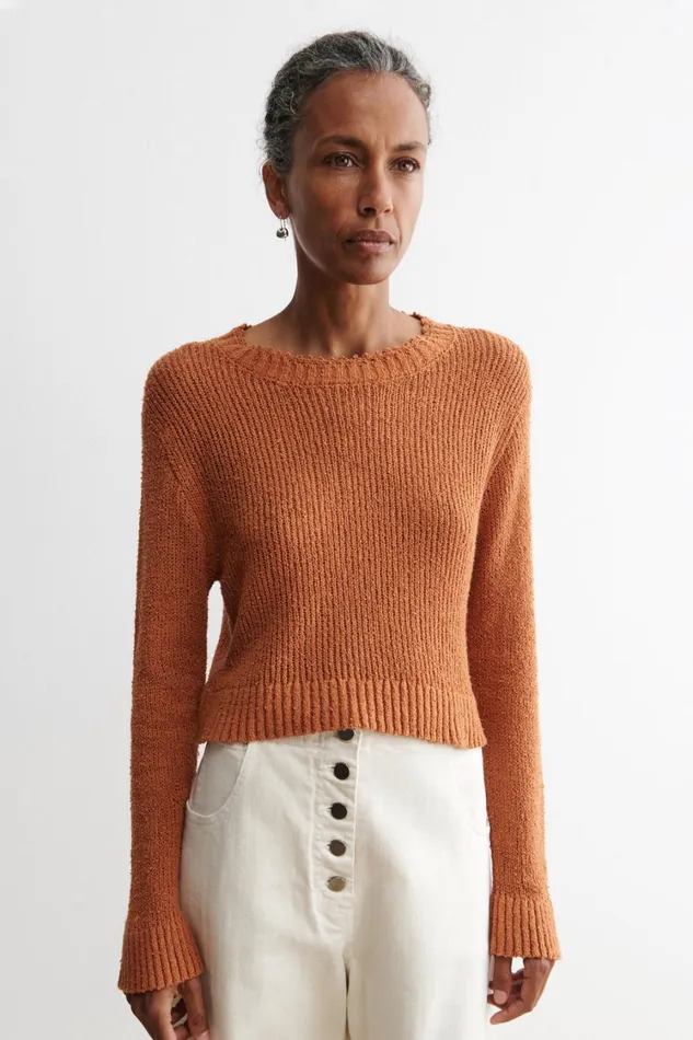 Rachel Comey Knits Women Hana Top Chocolate Rachel Comey Knits Women Hana Top Chocolate