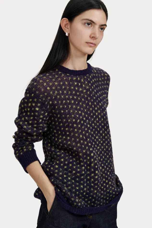 Rachel Comey Knits Women Lokki Sweater Navy Multi Rachel Comey Knits Women Lokki Sweater Navy Multi
