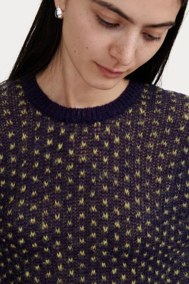 Rachel Comey Knits Women Lokki Sweater Navy Multi Rachel Comey Knits Women Lokki Sweater Navy Multi