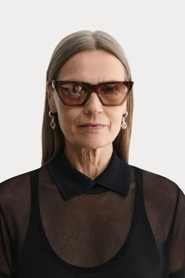 Rachel Comey Sunglasses Women Modan Sunglasses Bronze