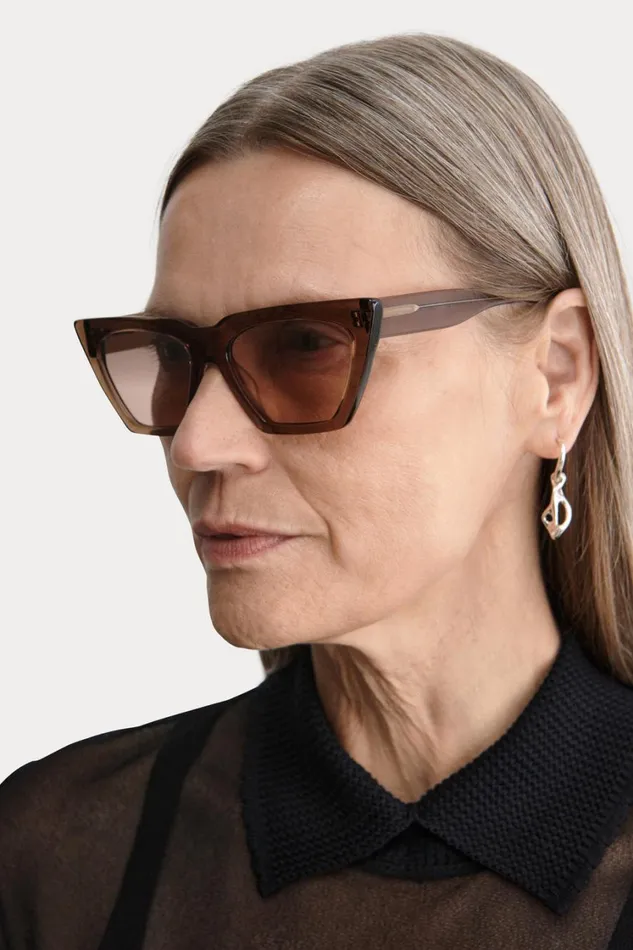 Rachel Comey Sunglasses Women Modan Sunglasses Bronze
