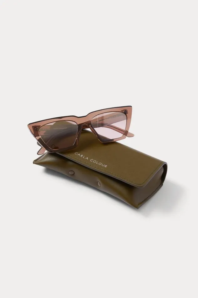 Rachel Comey Sunglasses Women Modan Sunglasses Bronze
