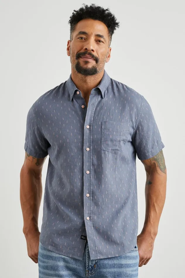 Rails Shirts Men CARSON SHIRT Louis Leaf Slate