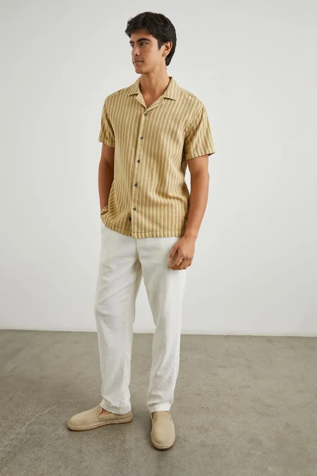 Rails Shirts Men SINCLAIR SHIRT Jute