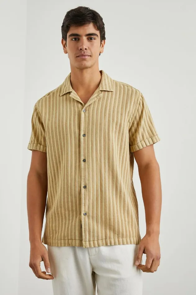 Rails Shirts Men SINCLAIR SHIRT Jute