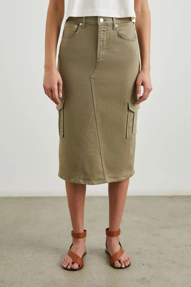 Rails Skirts Women HIGHLAND CARGO SKIRT Washed Olive